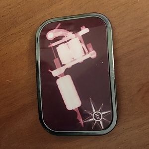 SB Tattoo Machine Belt Buckle